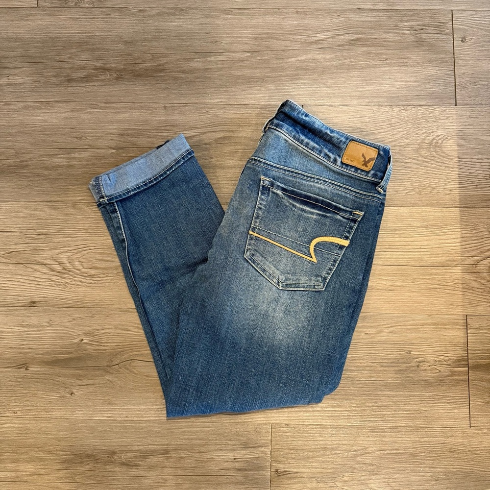 American Eagle Artist Crop Jeans